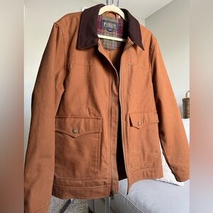 PENDLETON MEN'S WHISKEY CARSON CITY CANVAS ZIP-FRONT BARN COAT